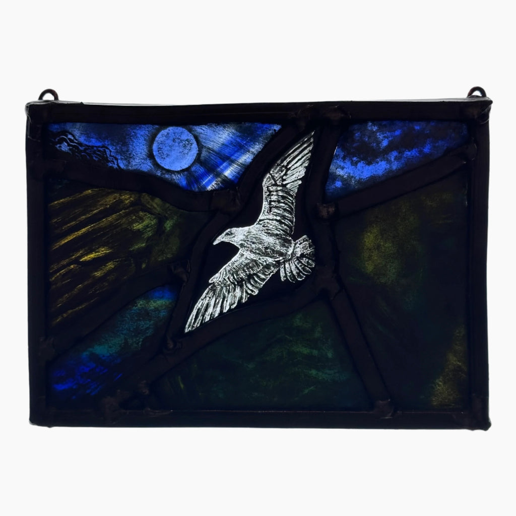 Stained Glass Rectangle - Time Out from the World