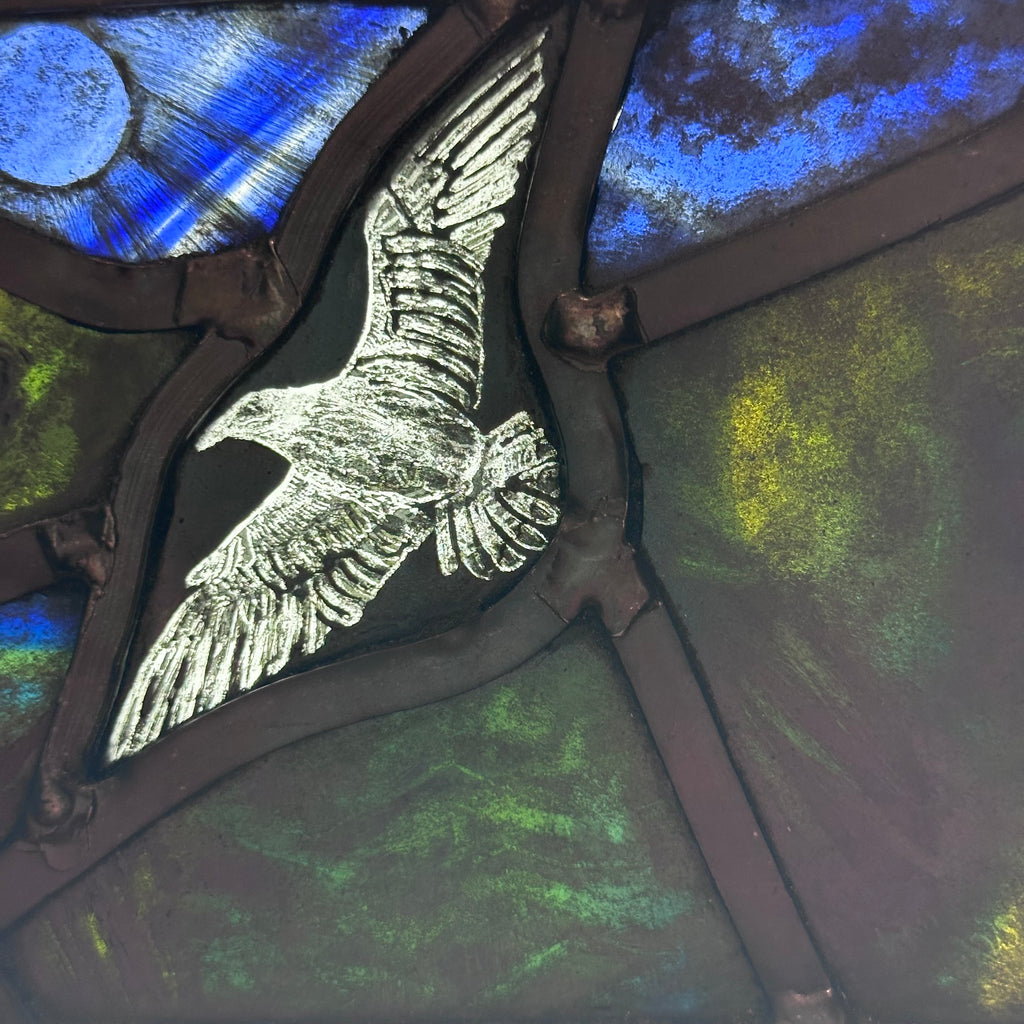 Stained Glass Rectangle - Time Out from the World