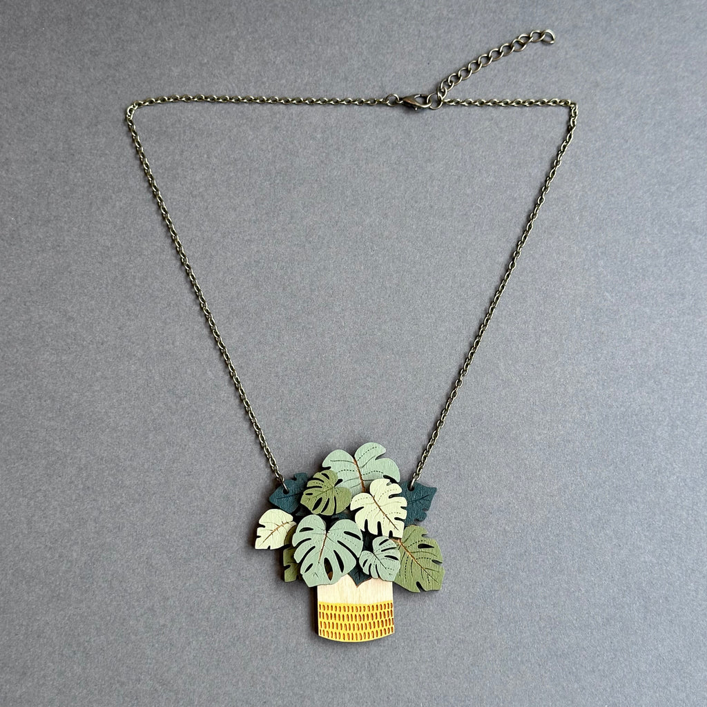 HPC Houseplant Necklace ‘Monstera’