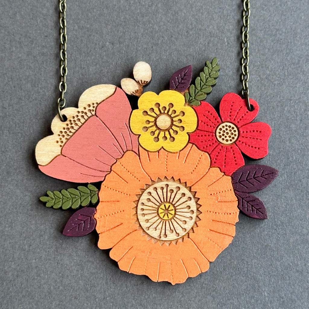 IBC In Bloom Necklace ‘Autumn Posy’