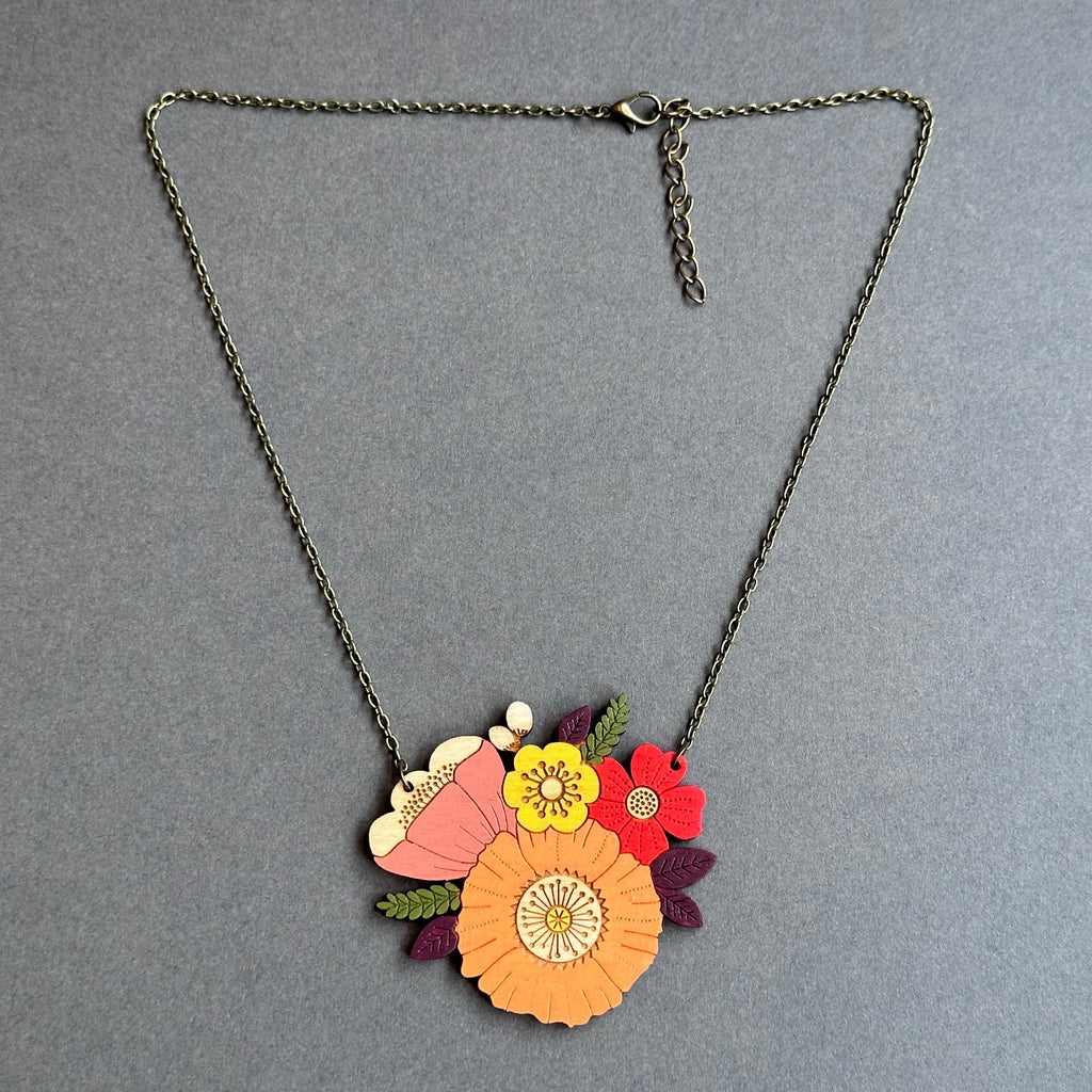 IBC In Bloom Necklace ‘Autumn Posy’