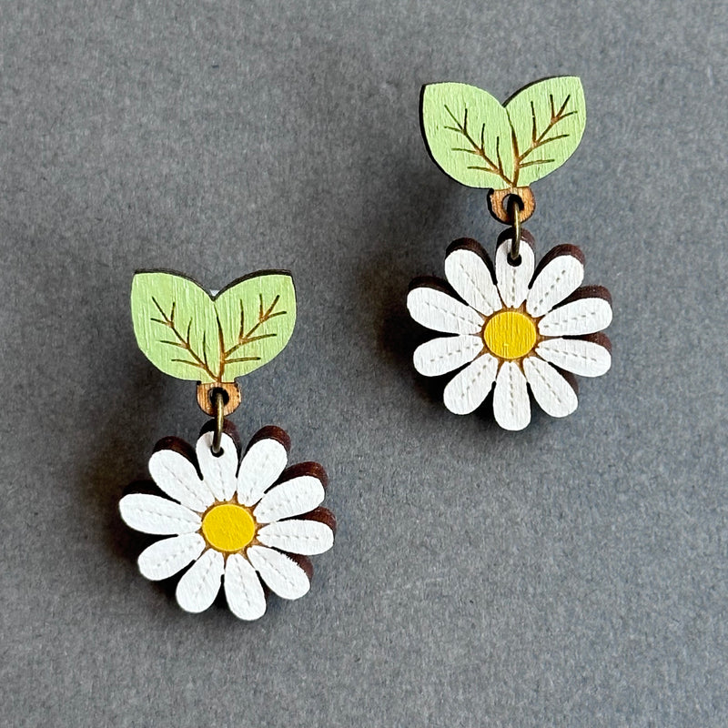 IBC In Bloom Drop Stud Earrings ‘Wild Daisy’