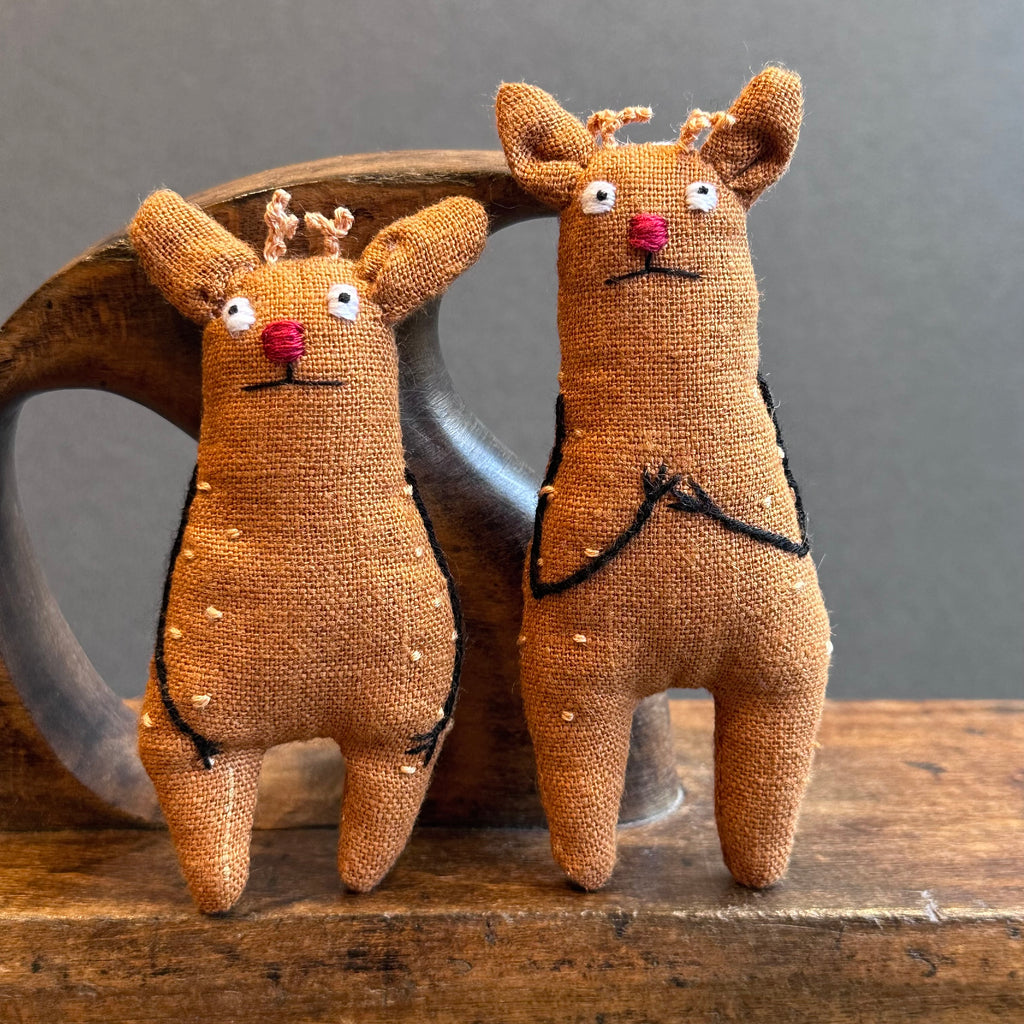 Hand Stitched - Reindeer