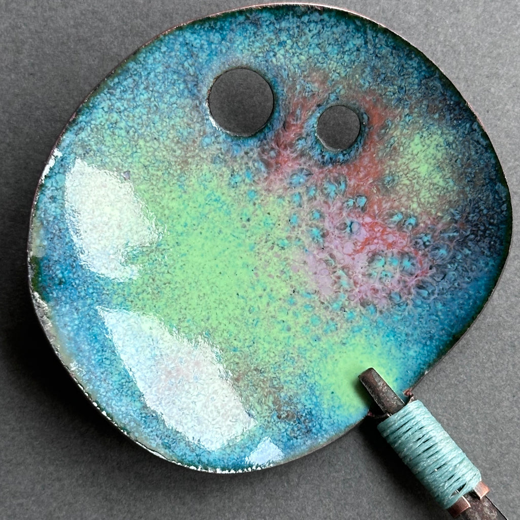 Decorative Enamel Spoon 'Flat Nail’