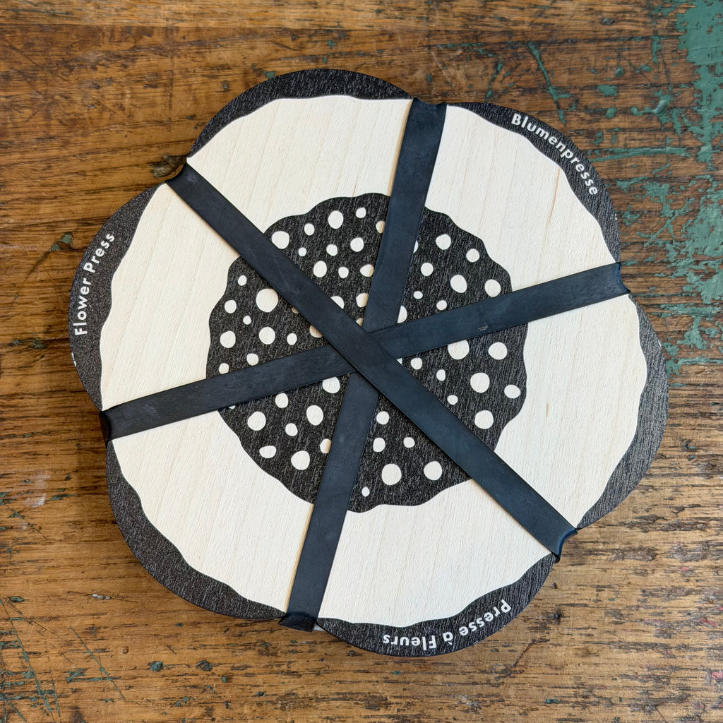 Flower Shaped Press - Dotted Silhouette