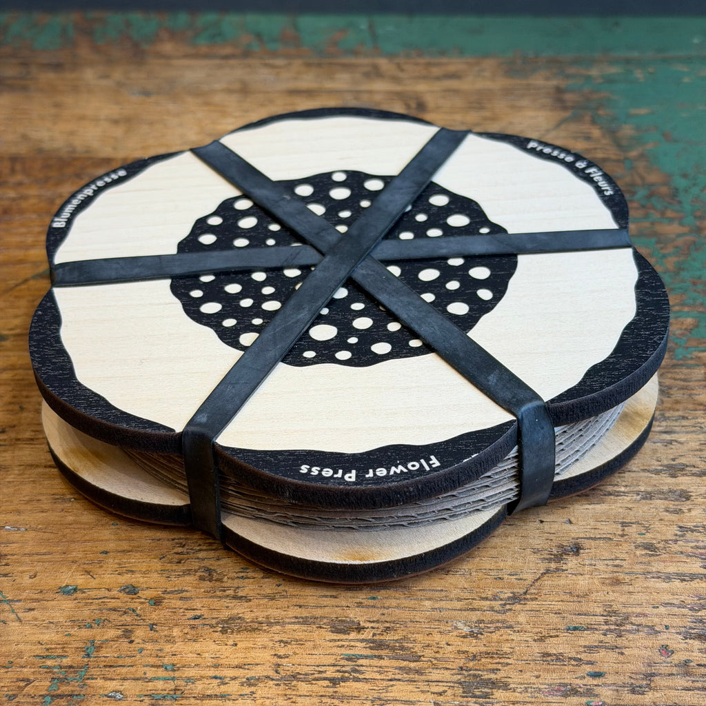 Flower Shaped Press - Dotted Silhouette