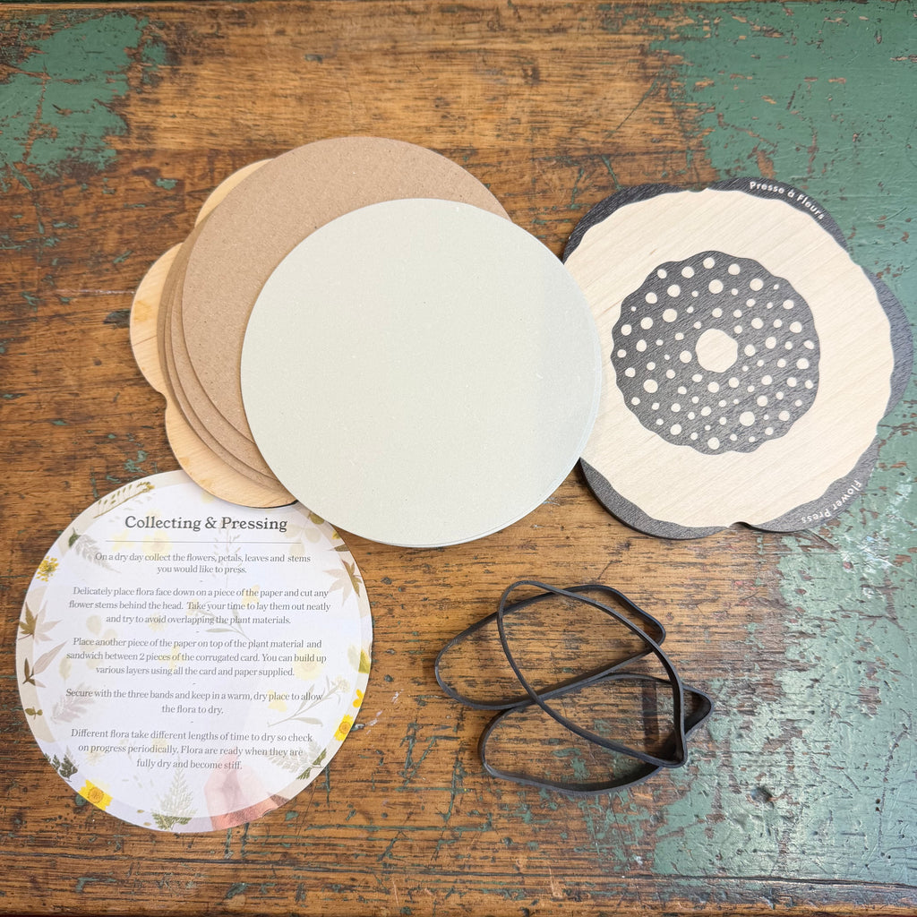 Flower Shaped Press - Dotted Silhouette