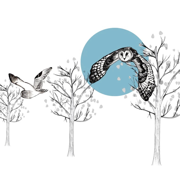 Candle Cover 'Flying Owl’