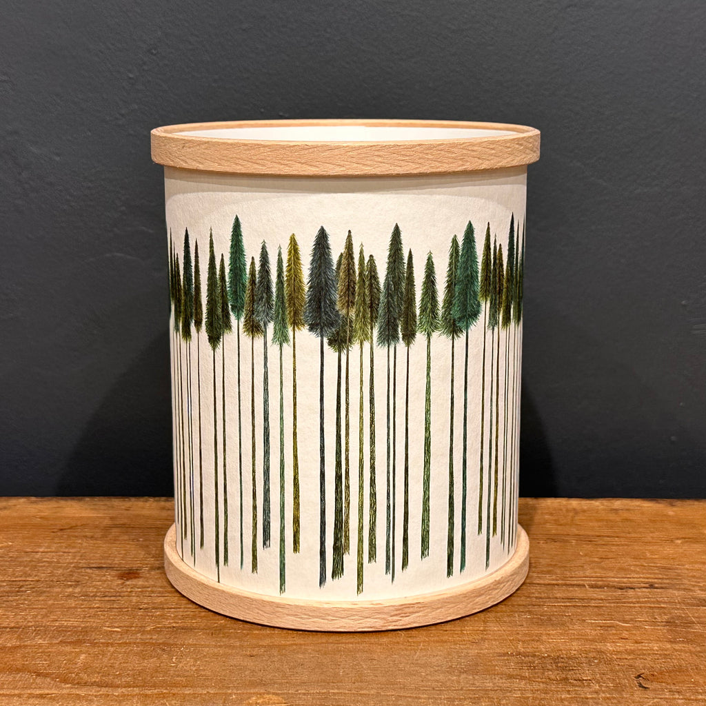 Candle Cover 'Green Trees'