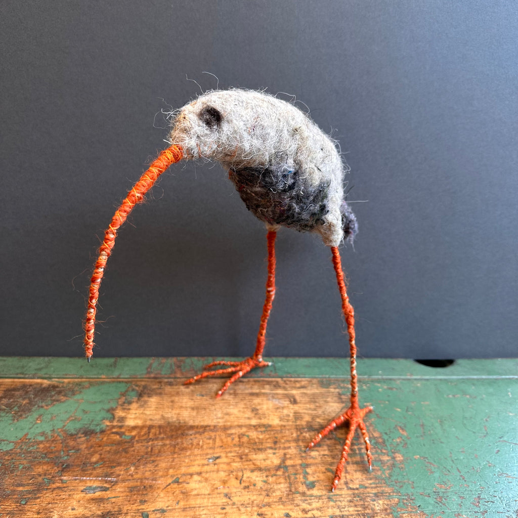 Textile Sculpture ‘Dave the Tall Bird’