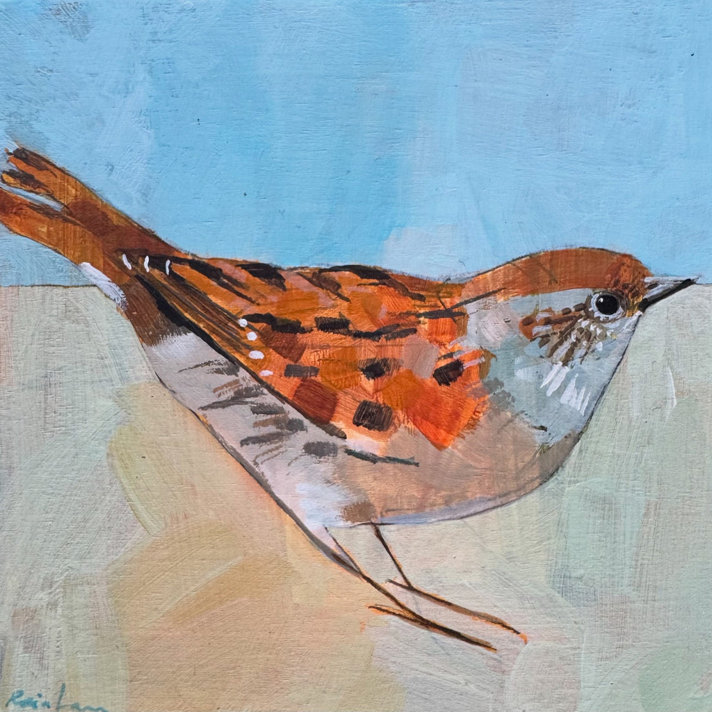 Acrylic on Board - ‘Dunnock’