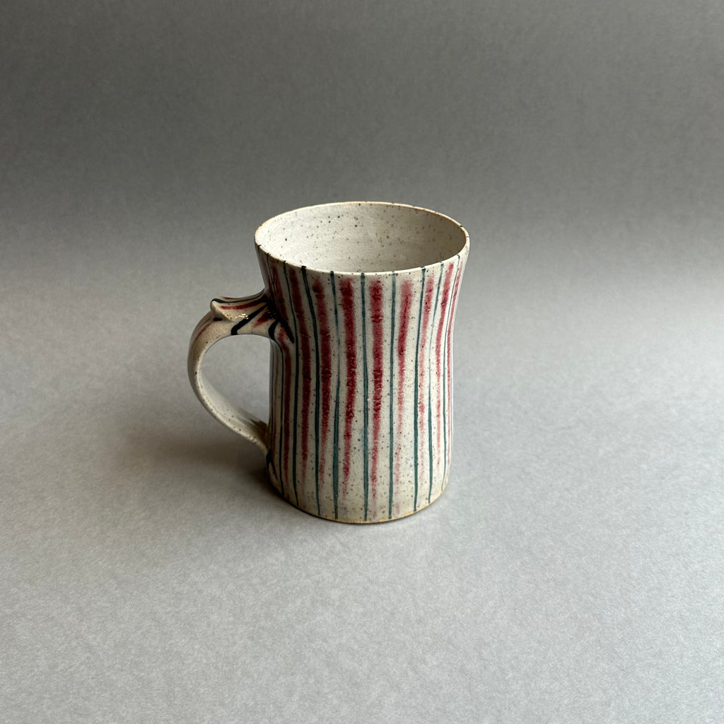 Large Mug - Red Pinstripe