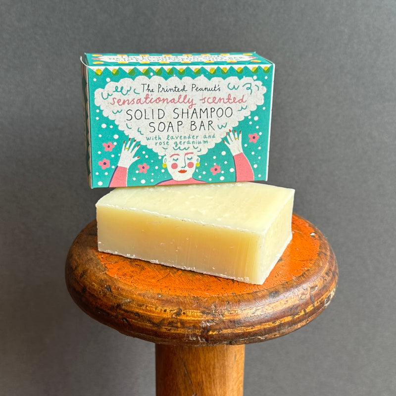 Soap Bar Solid Shampoo Lavendar & Rose Geranium