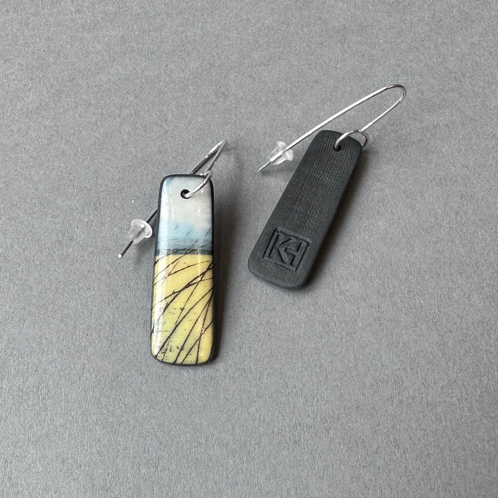 Elements ‘Skyline’ Porcelain Drop Earrings