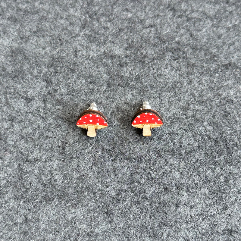 ALC  Autumn Leaves Stud Earrings ‘Toadstool’