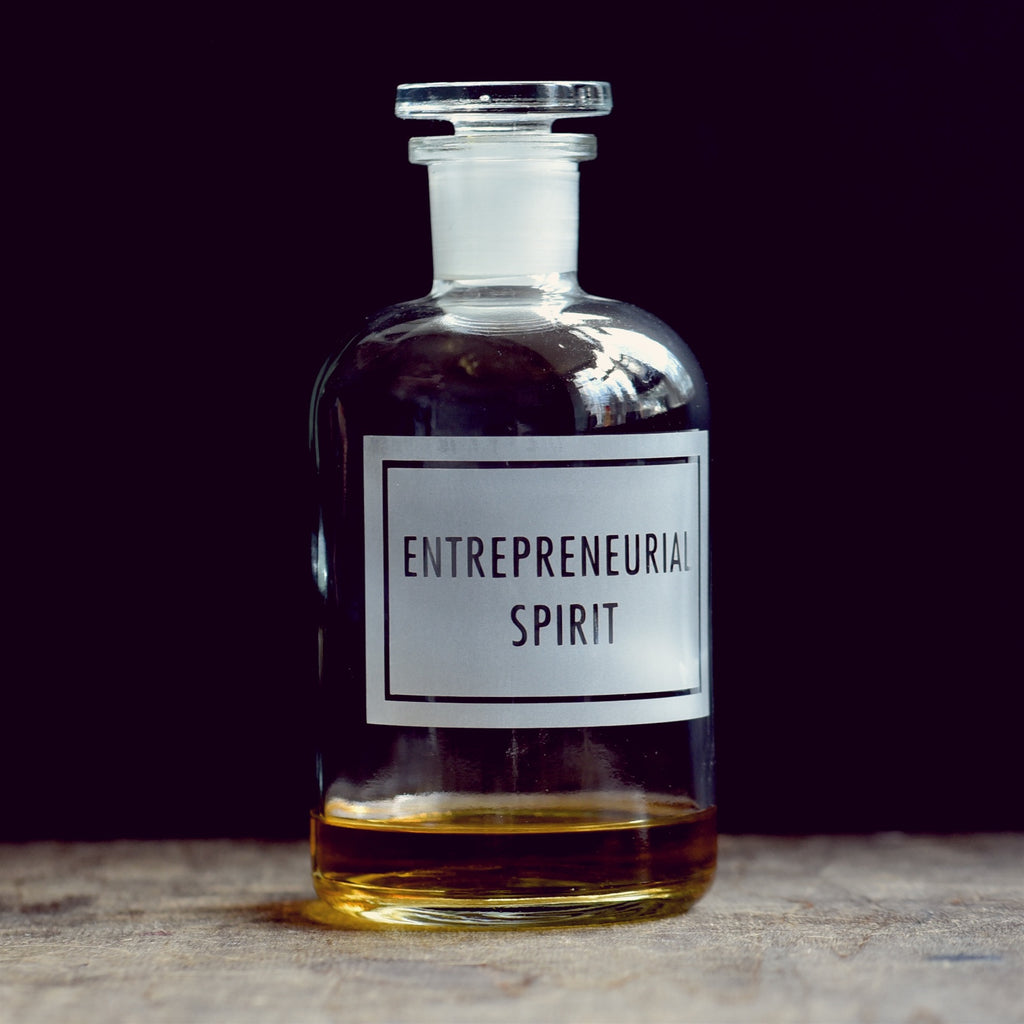 Etched Apothecary Bottle 1 Litre