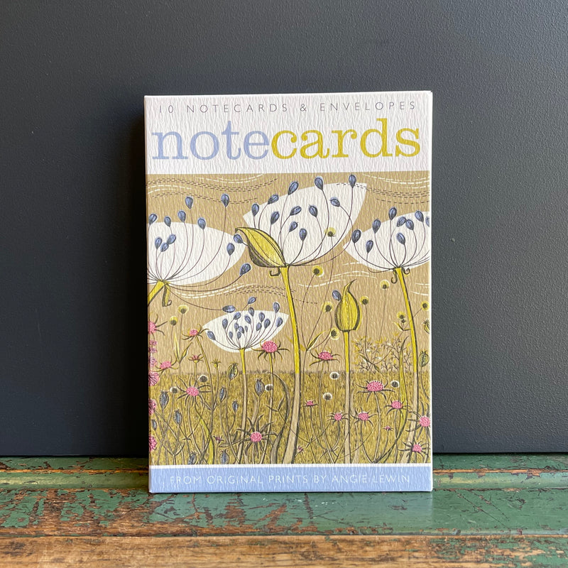 Notecards Angie Lewin ‘Agapanthus & Autumn Spey’