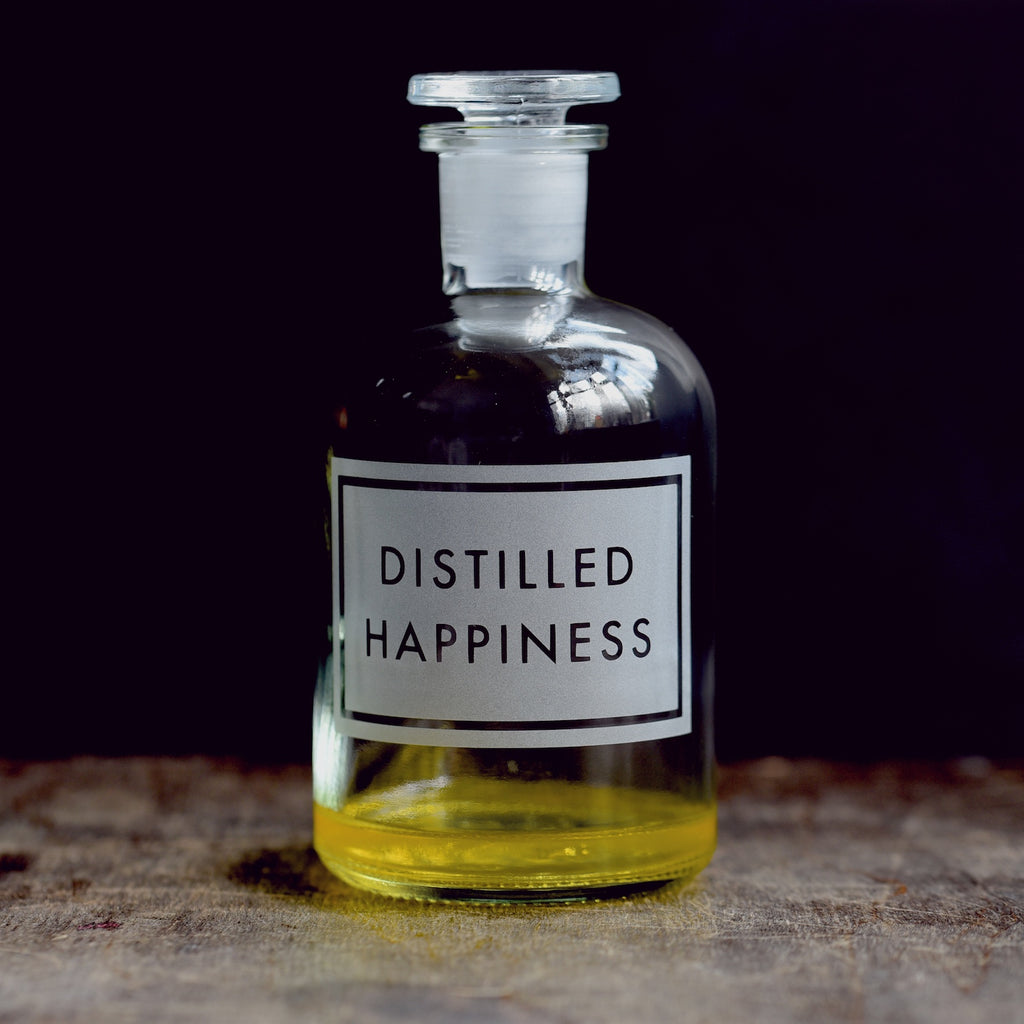 Etched Apothecary Bottle 1 Litre