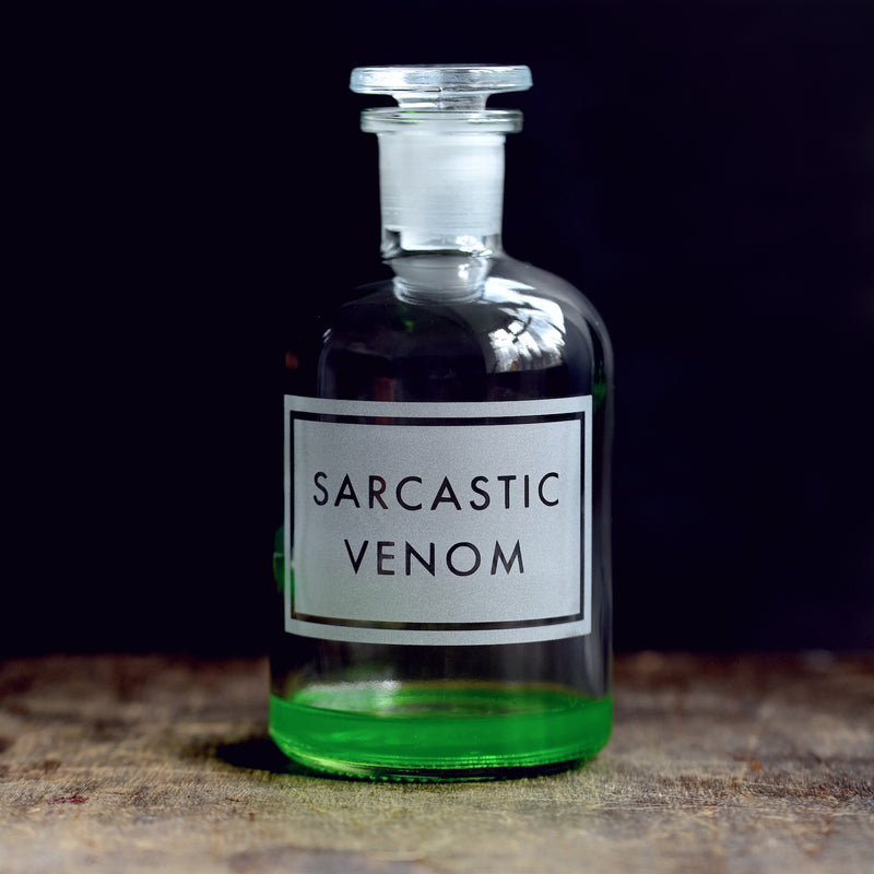 Etched Apothecary Bottle 500ml