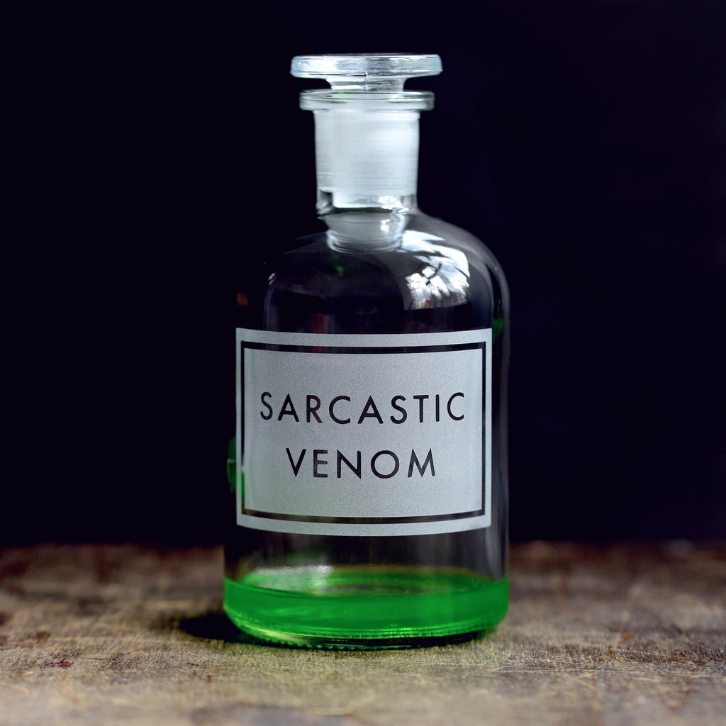 Etched Apothecary Bottle 250ml