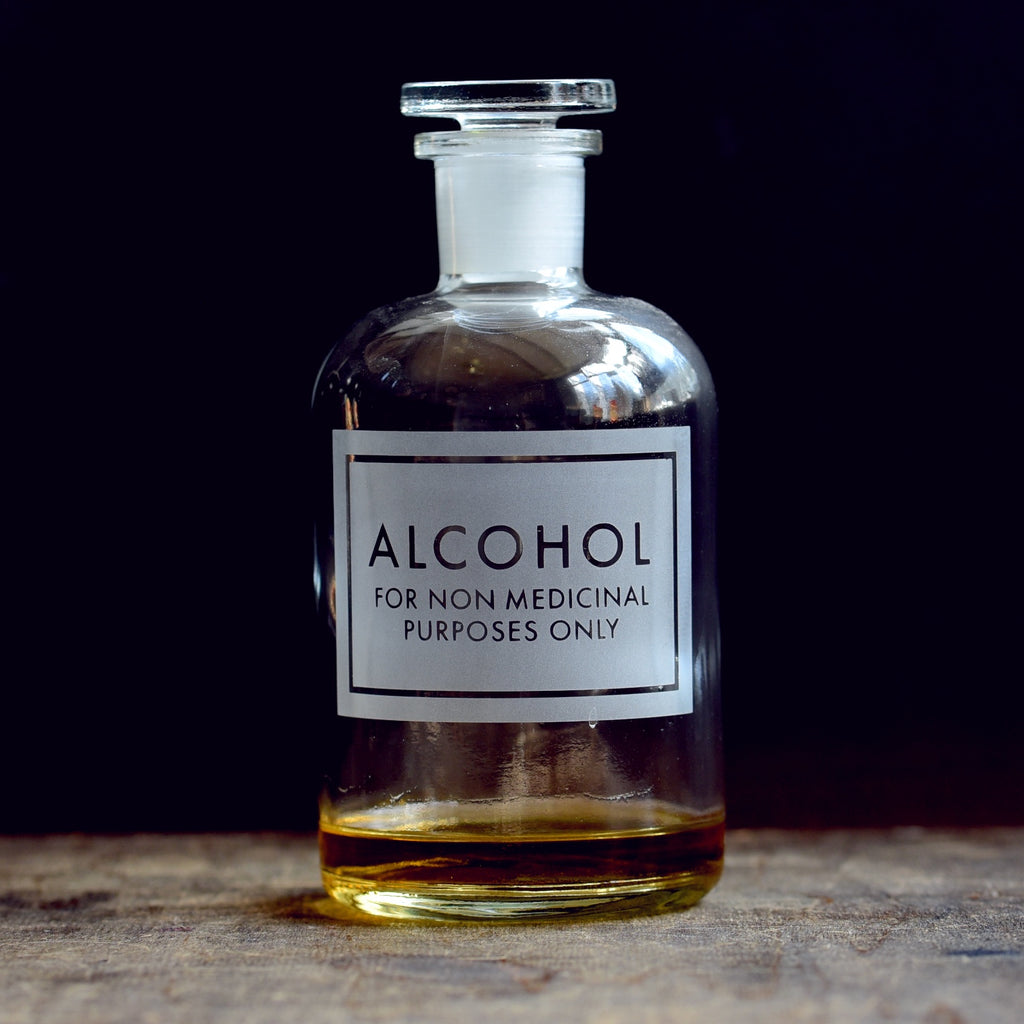 Etched Apothecary Bottle 1 Litre