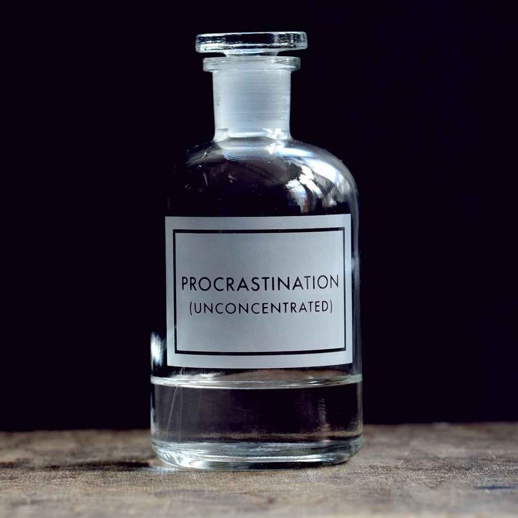 Etched Apothecary Bottle 1 Litre