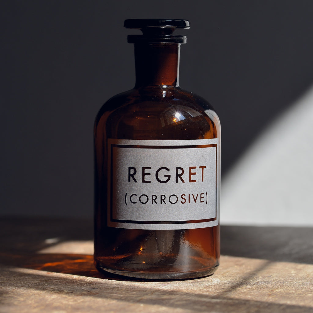 Etched Apothecary Bottle 250ml