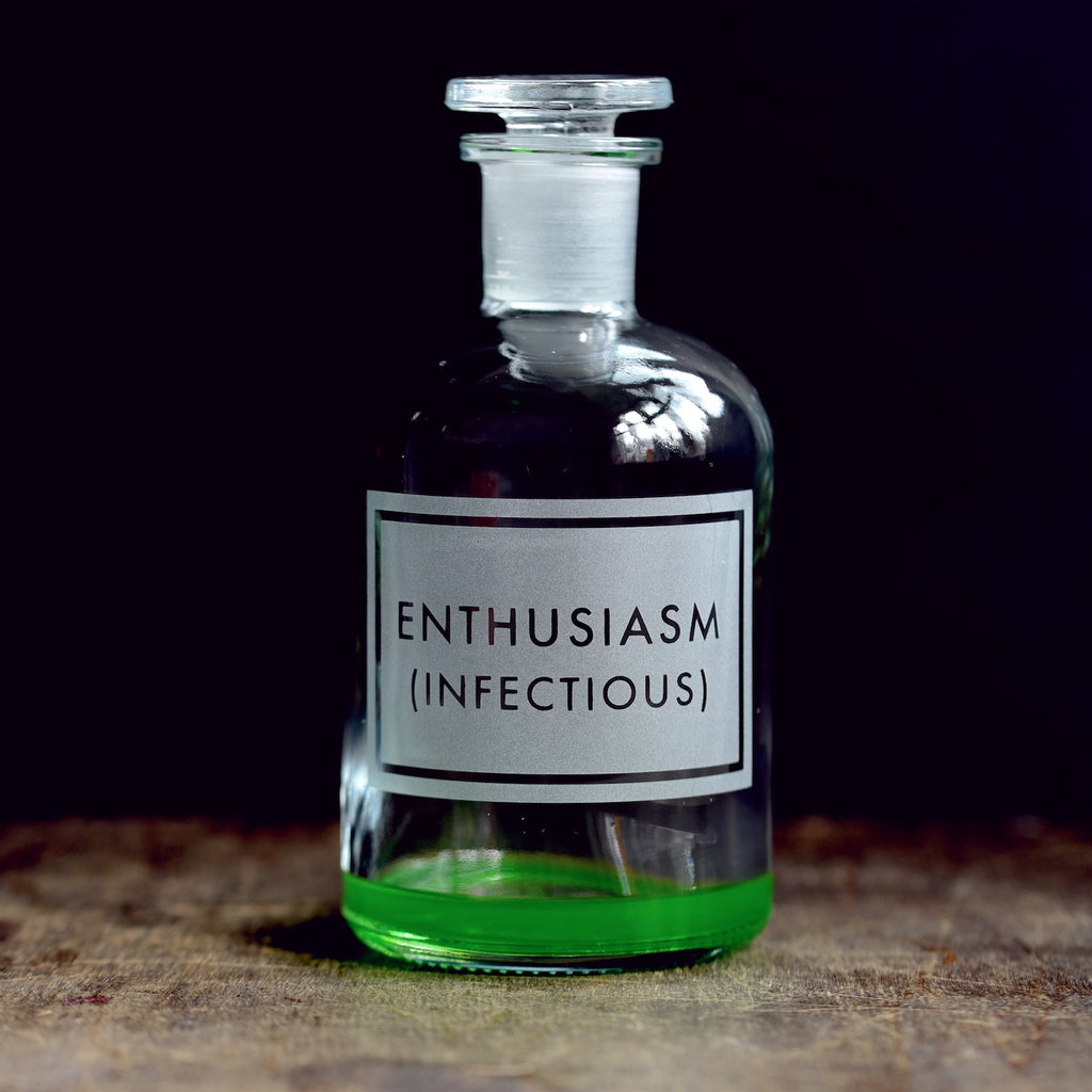 Etched Apothecary Bottle 250ml