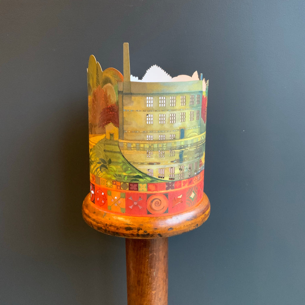 Laser Cut Paper Lantern ‘Gibson Mill’