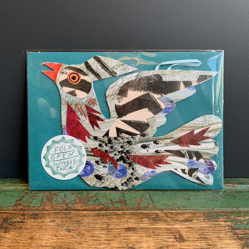 Die-Cut Card - Mark Hearld ‘Flock II’ Flying Bird