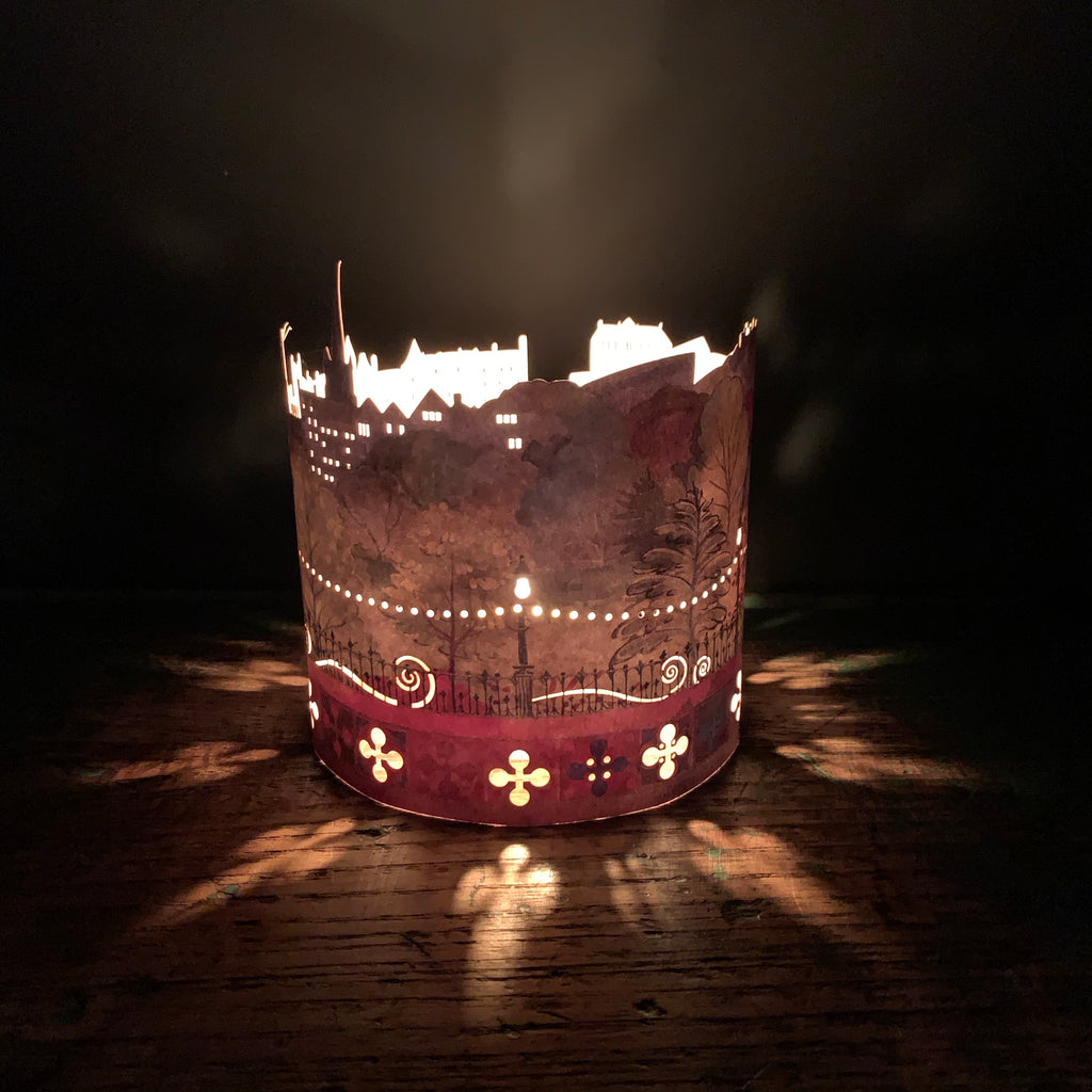 Laser Cut Paper Lantern ‘Edinburgh’