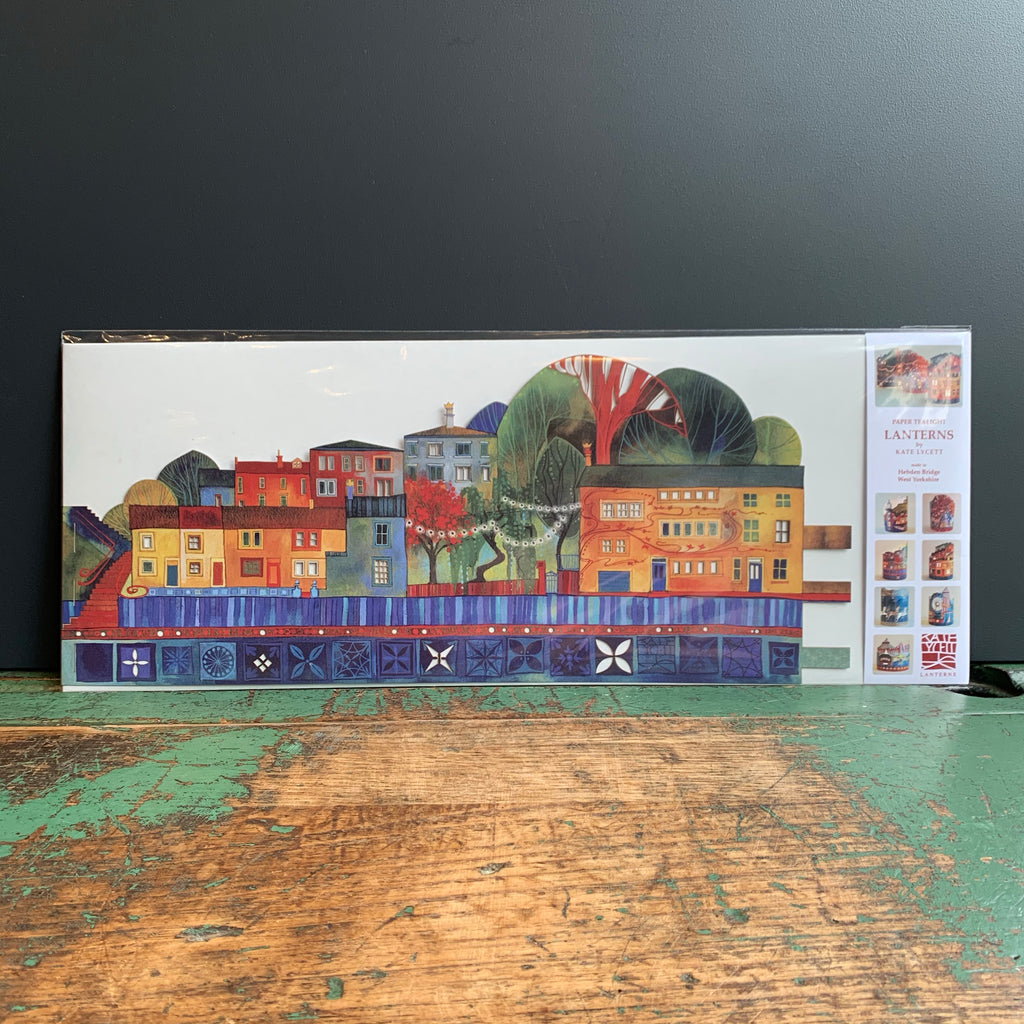 Laser Cut Paper Lantern ‘Red Leaves’