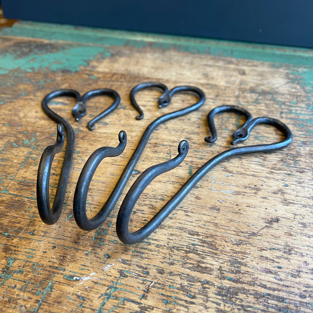 Hand Forged Hook - Heart