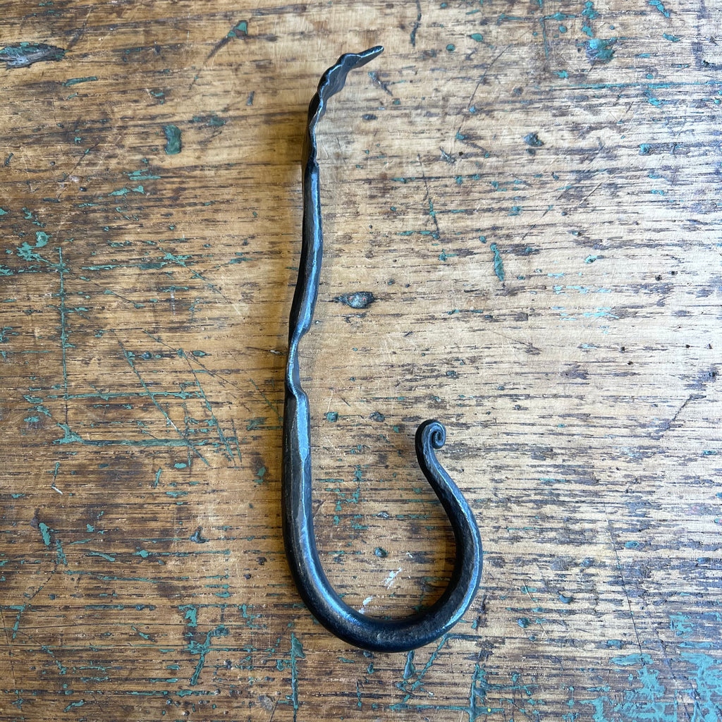 Hand Forged Hook - Leaf