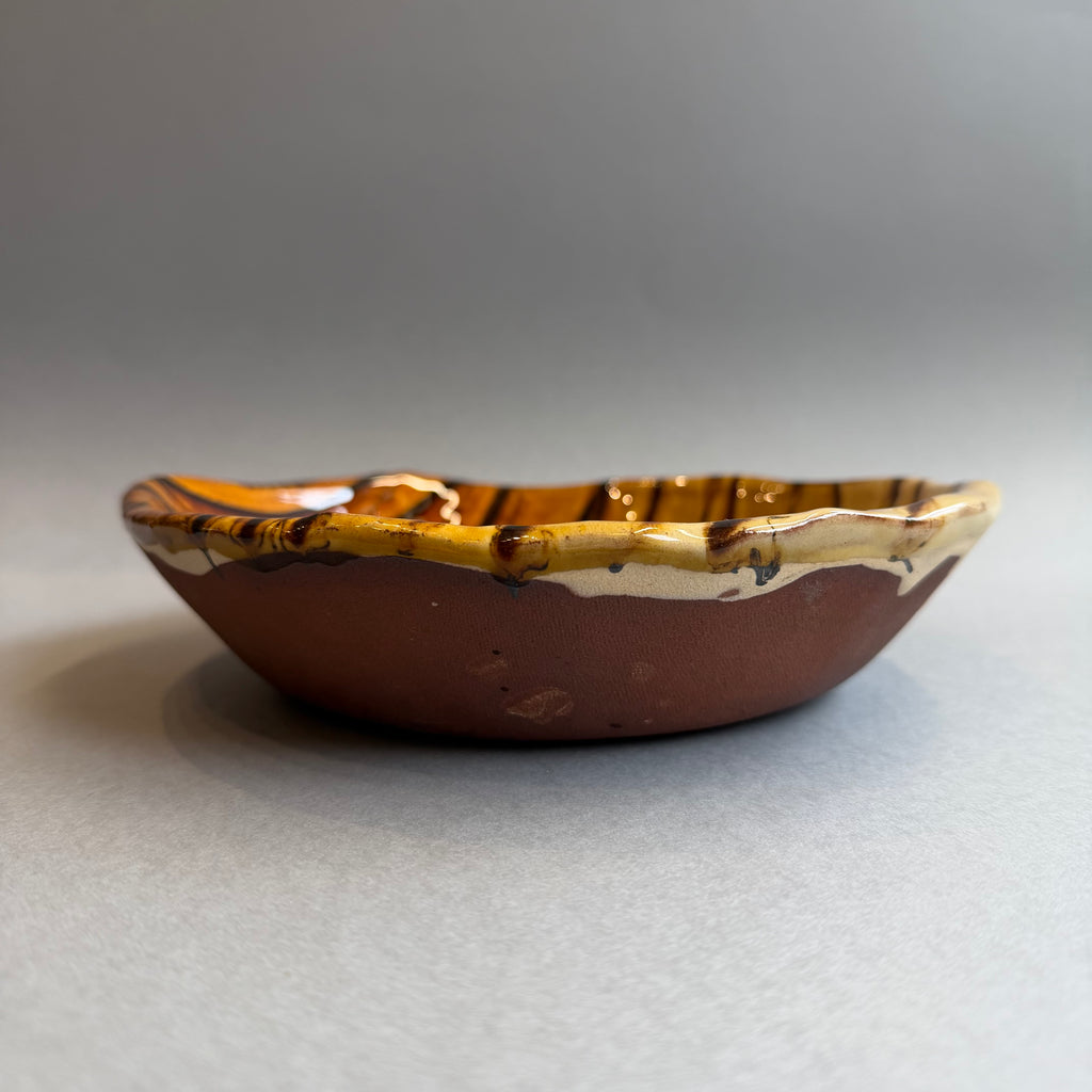 Handmade Slipware - Pasta Bowl