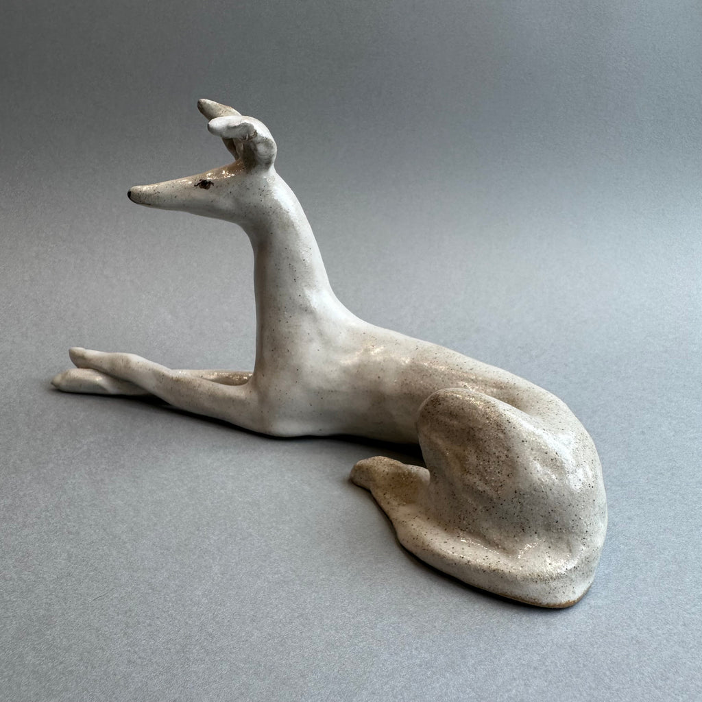 Stoneware Hound - Reclining [large]