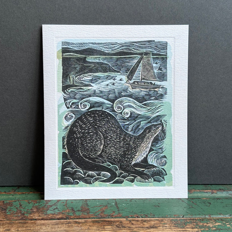 G/Card - Angela Harding - Shetland Otter & Windsong