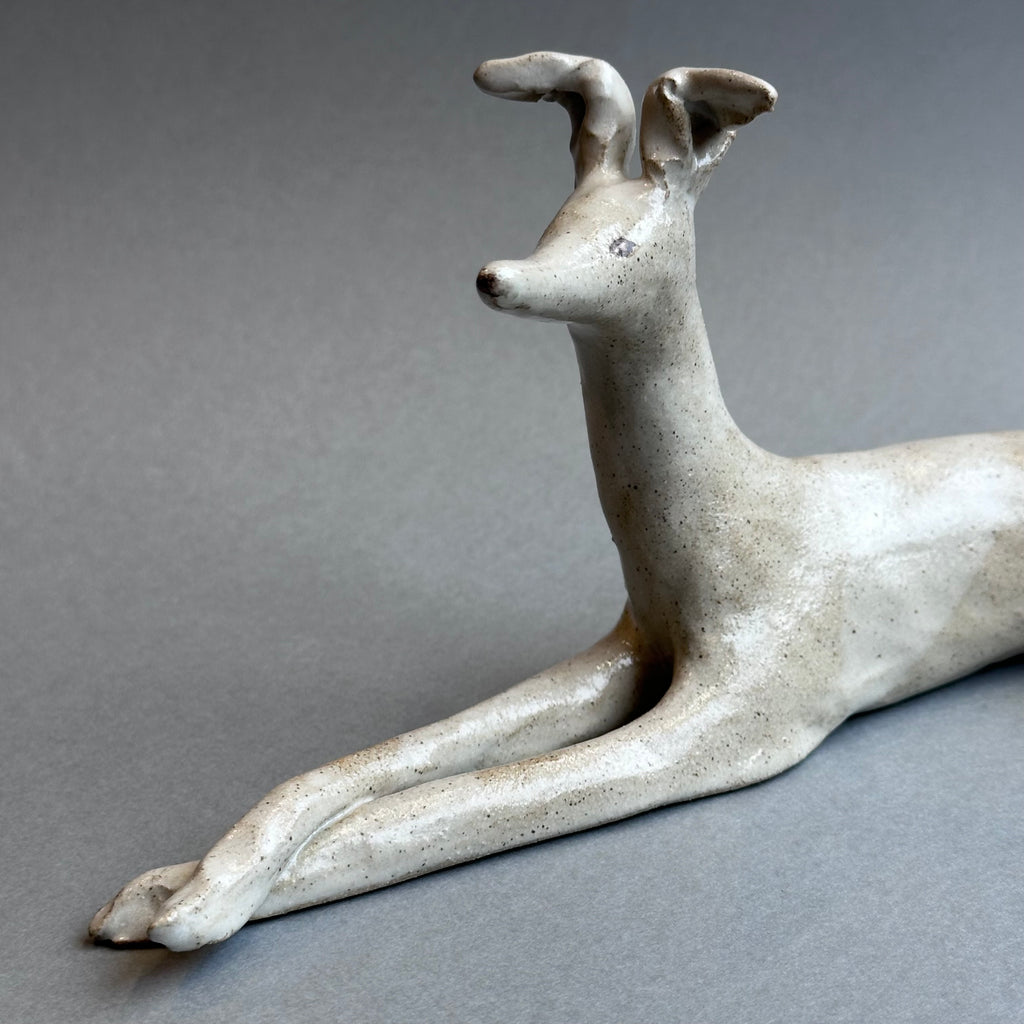 Stoneware Hound - Reclining [large]