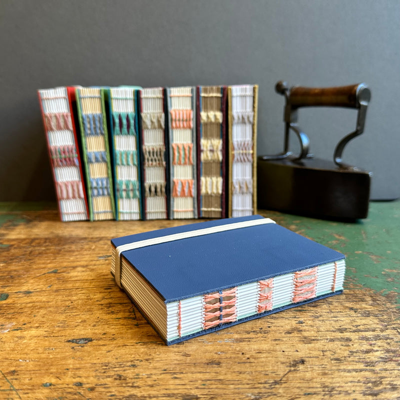 Exposed Spine Notebook [Small] - Cobalt