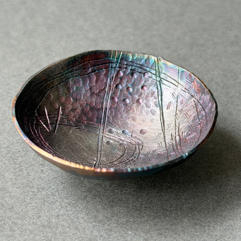Bowl - Chased Silver Plate - Small - LXI