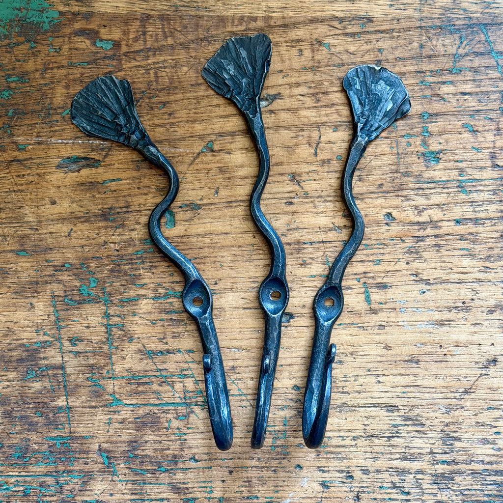 Hand Forged Hook - Ginko