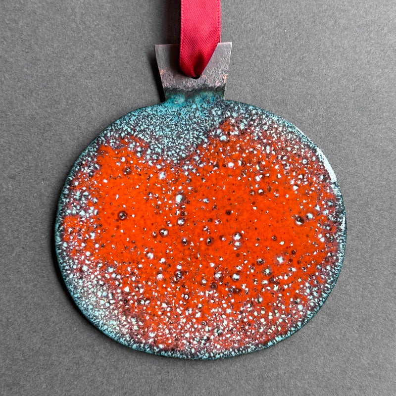 Enamel Bauble Decoration - Large #a