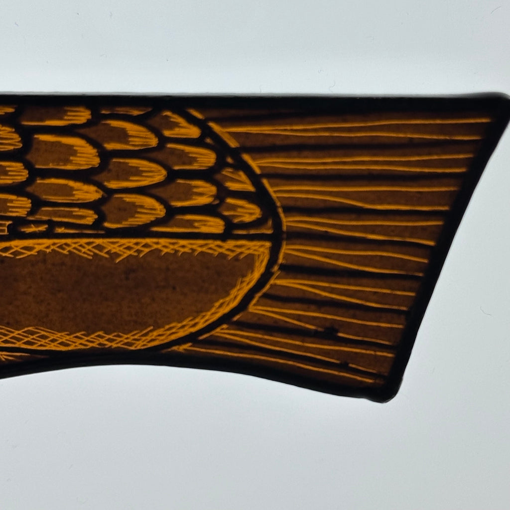 Stained Glass ‘Small Fish’ (Orange) #N