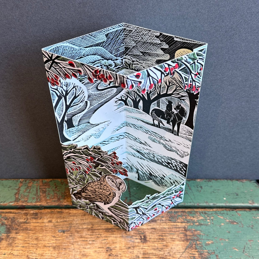 Die-Cut Card - Angela Harding - Owl Flight