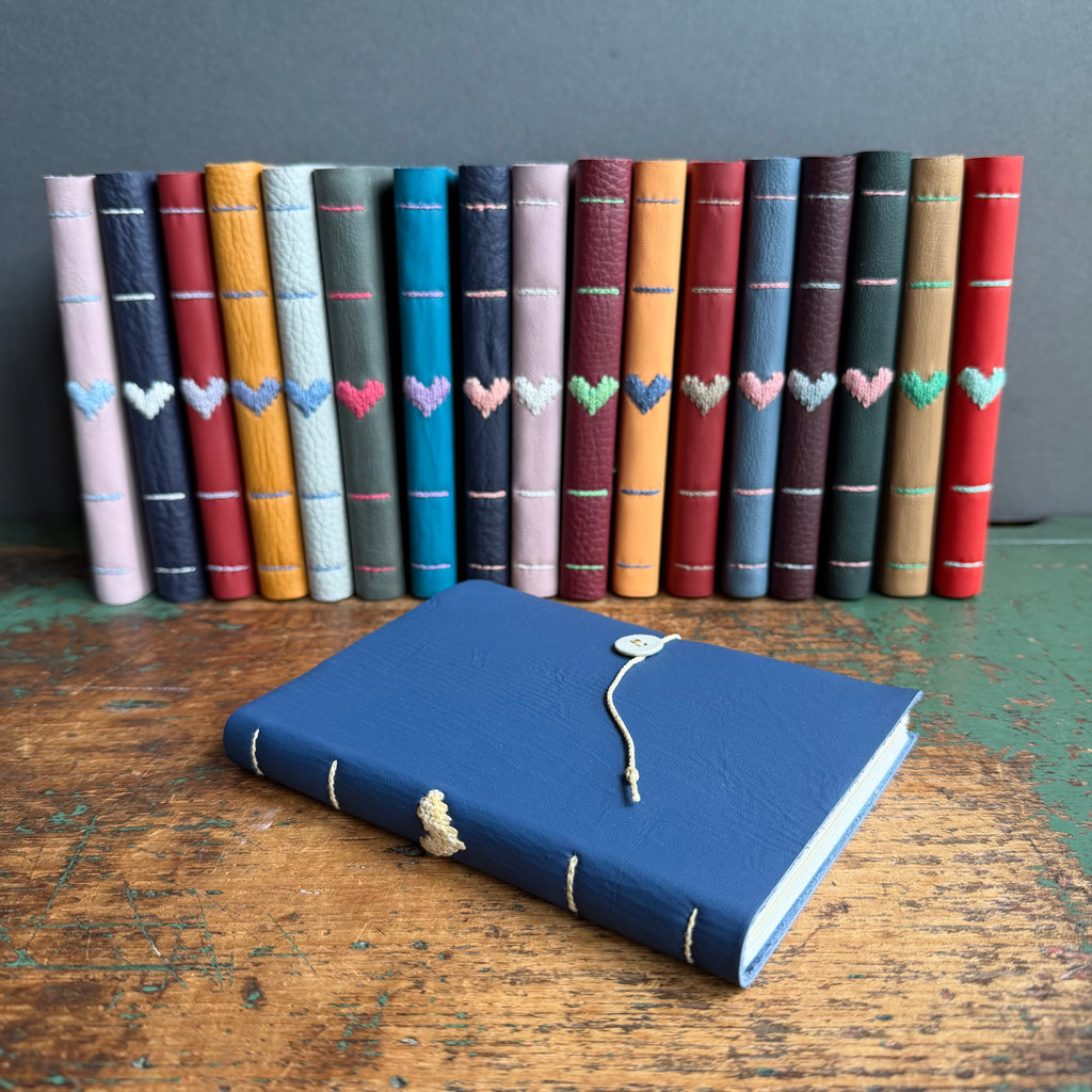 Darned Heart Notebook [Medium] - Cobalt