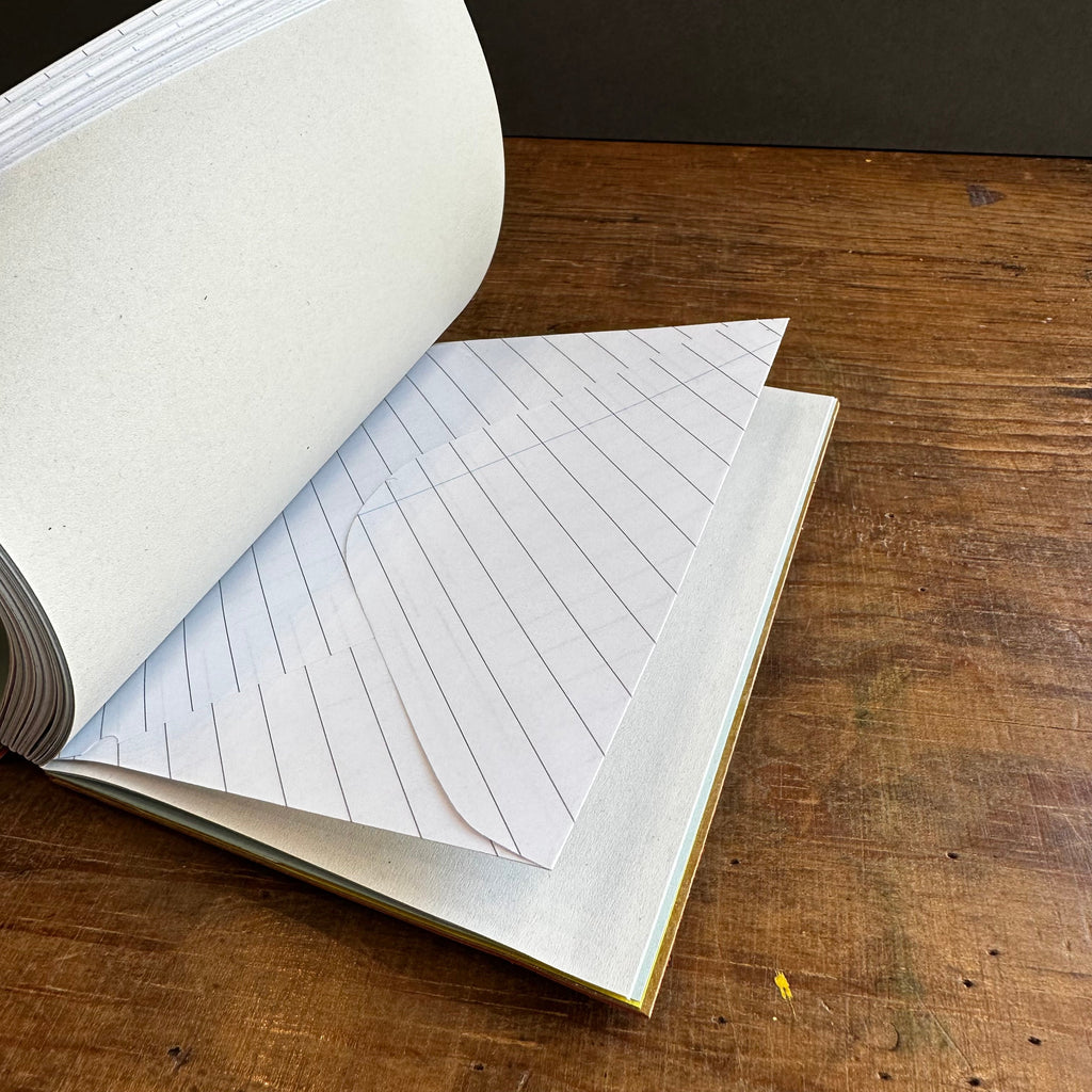Recycled Leather Notebook [Medium] Tan