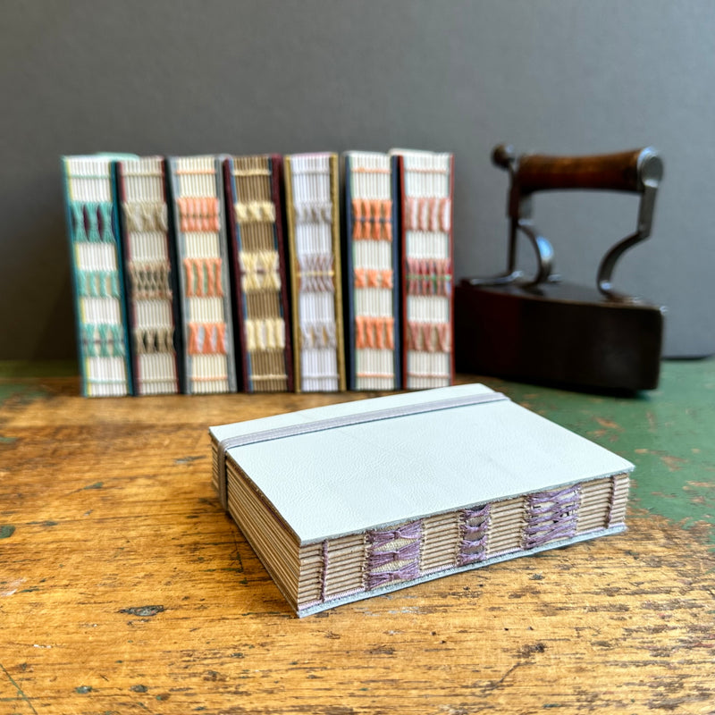 Exposed Spine Notebook [Small] - Sky Blue