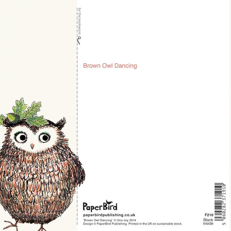 G/Card - Una Joy - Brown Owl Dancing