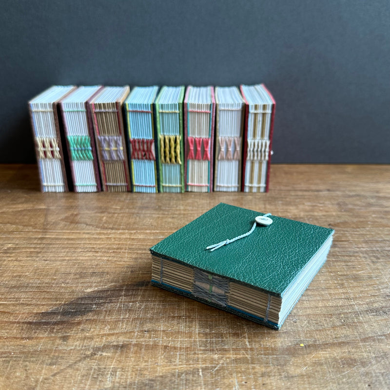 Recycled Leather Notebook [Tiny] Forest