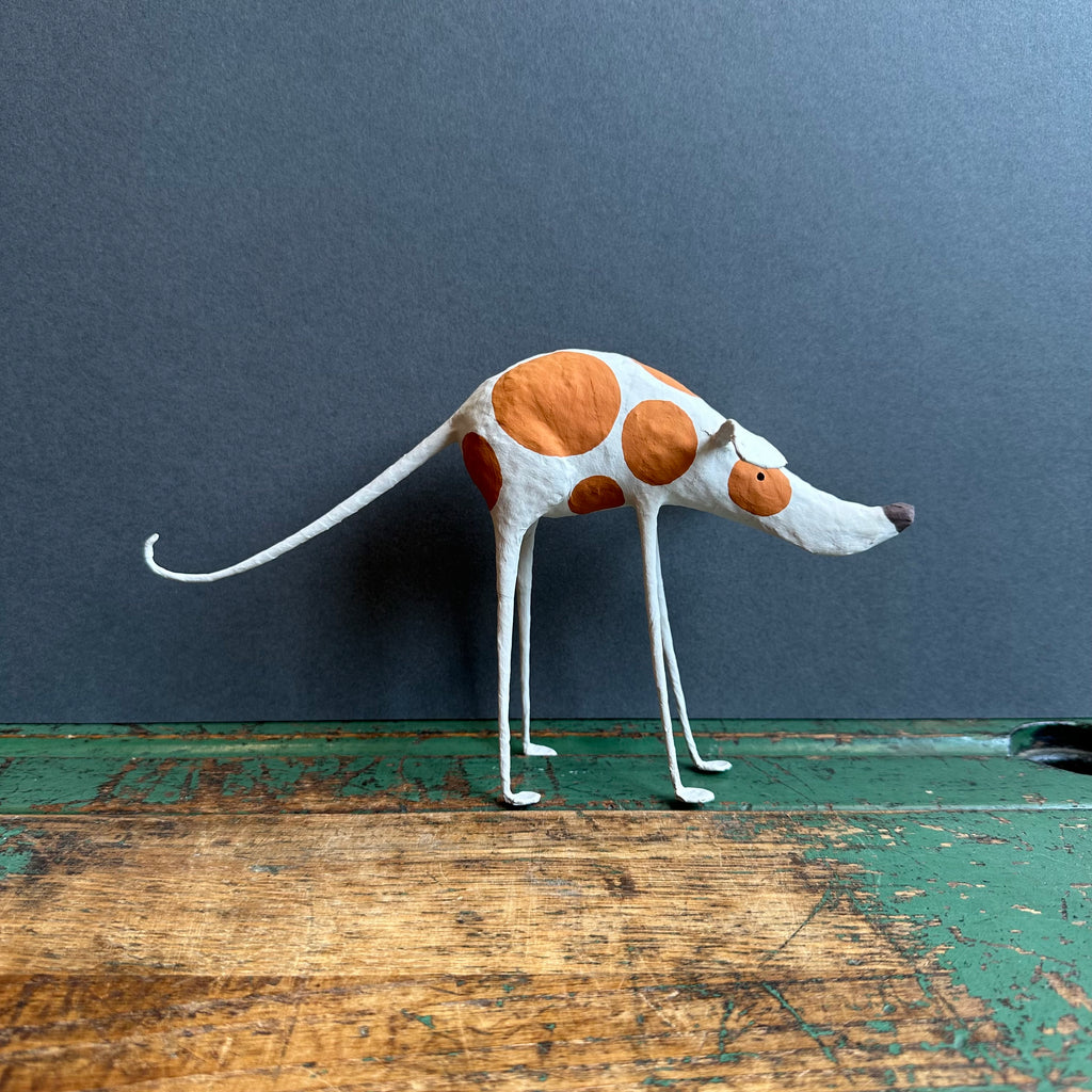 Paper Mache Sculpture ‘Queenie the Dog’